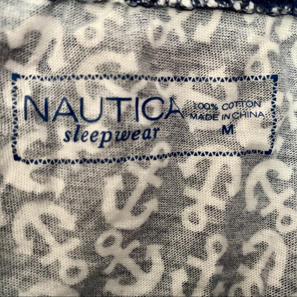 NAUTICA Anchor Sleepwear Shorts women’s Size M - Picture 6 of 6